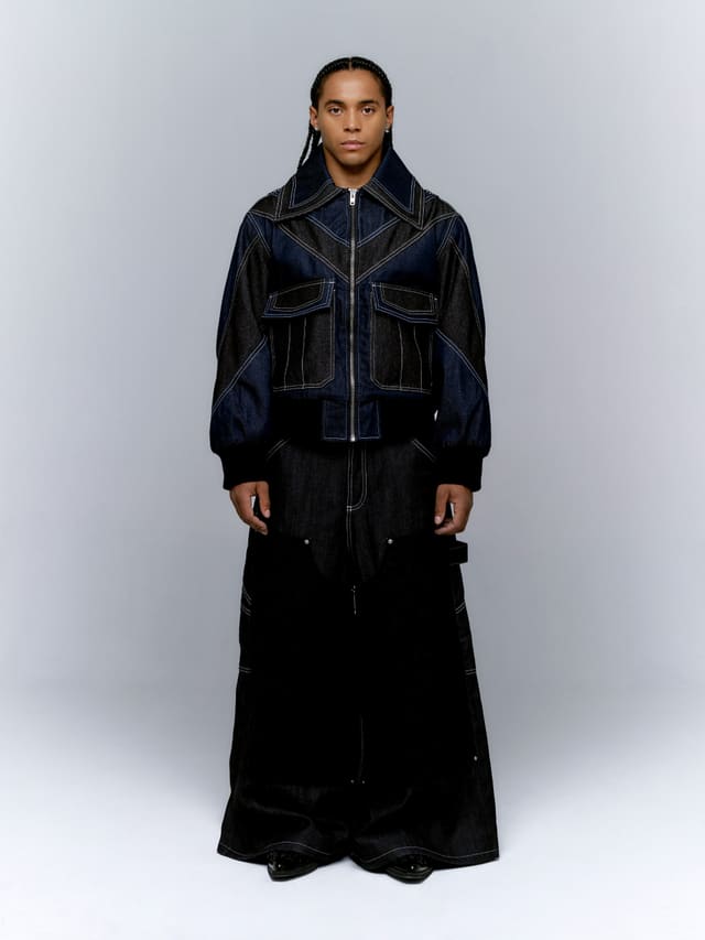 V BOMBER JACKET - The Warrior. View 1