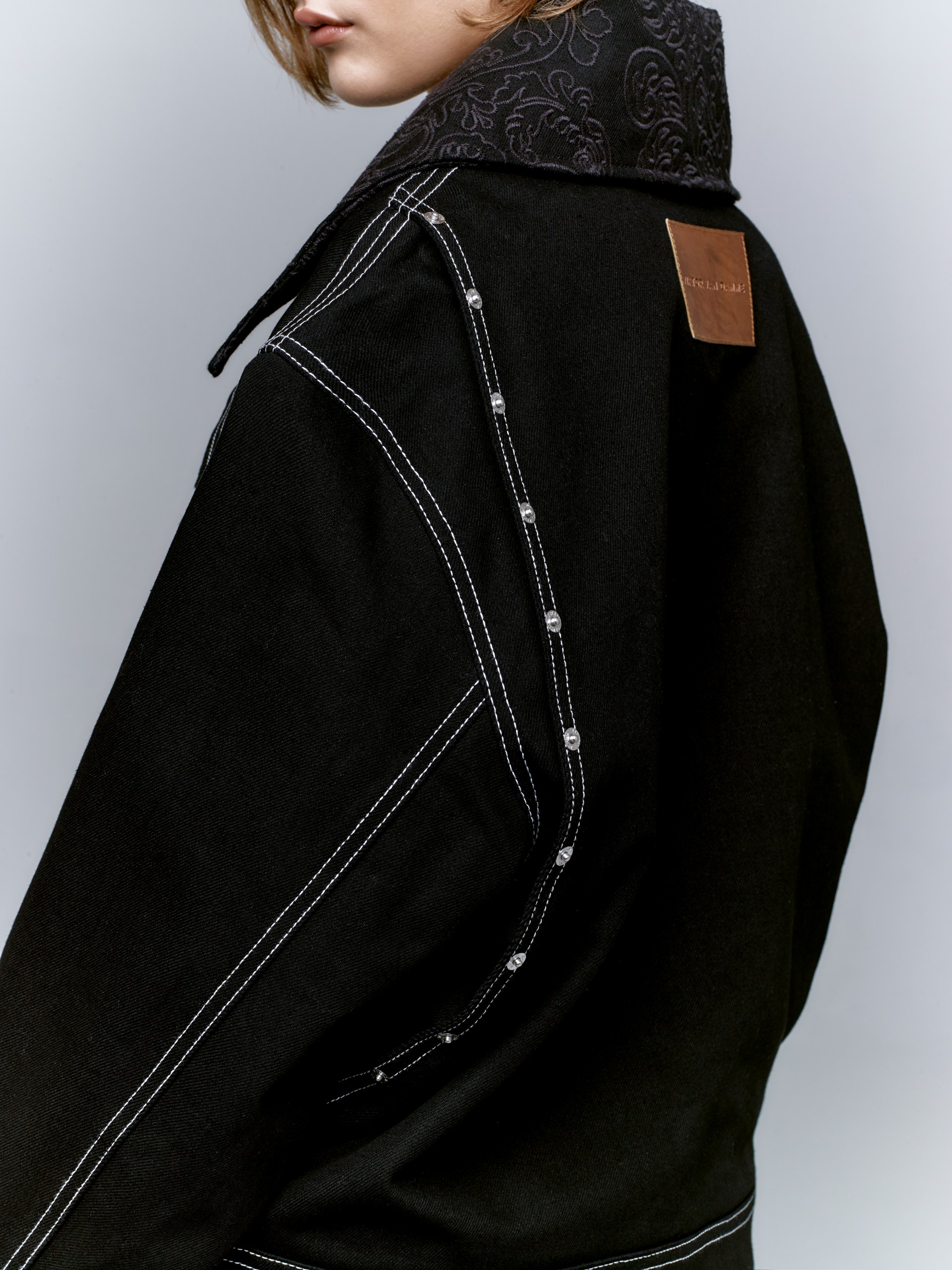 EMBROIDERED COLLAR JACKET — Founding Edition. View 5